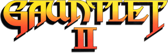 Gauntlet II logo for Commodore 64